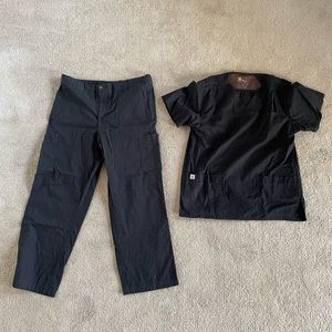 Black Carhartt Scrub Set